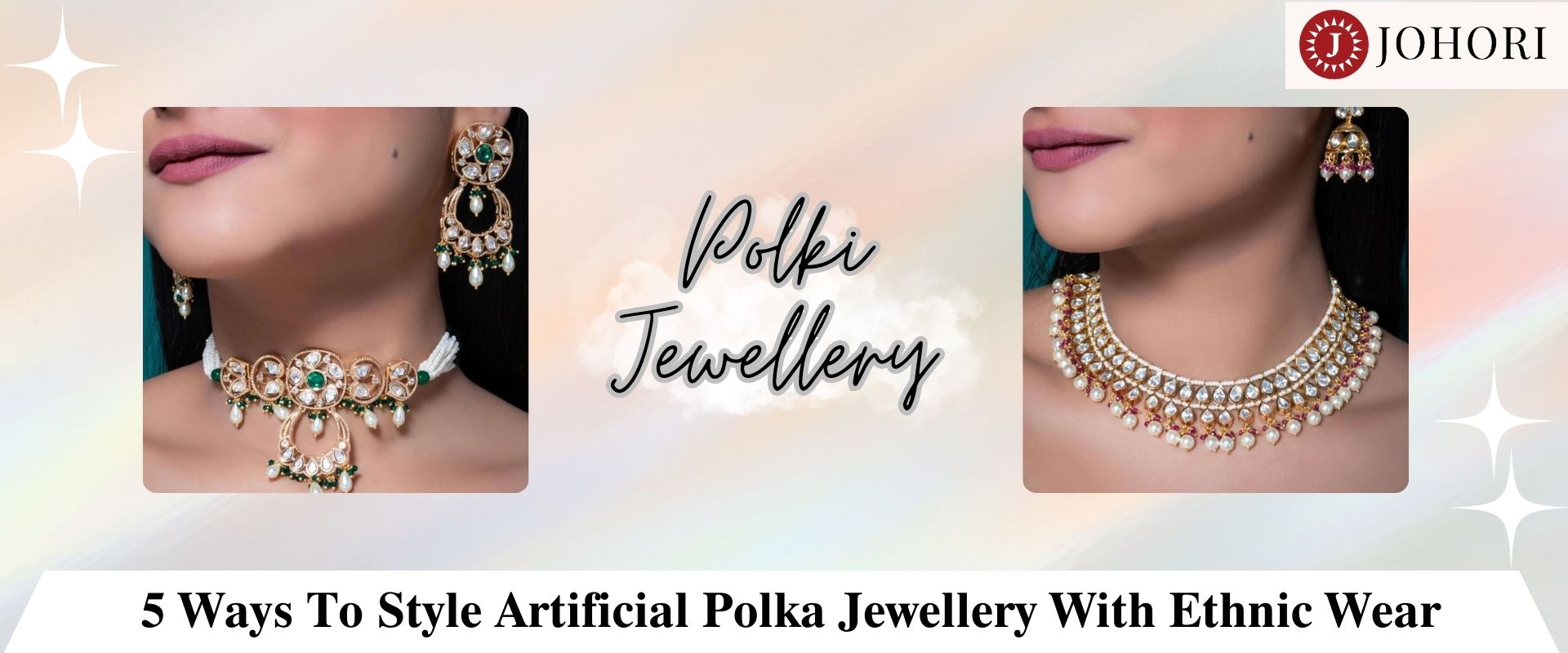 5 Ways To Style Artificial Polka Jewellery With Ethnic Wear