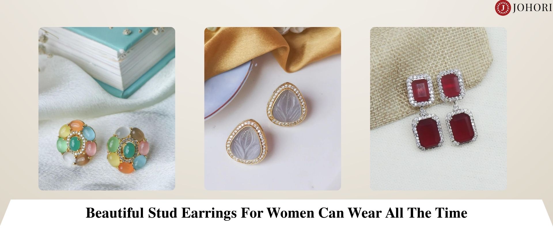 Beautiful Stud Earrings For Women Can Wear All The Time
