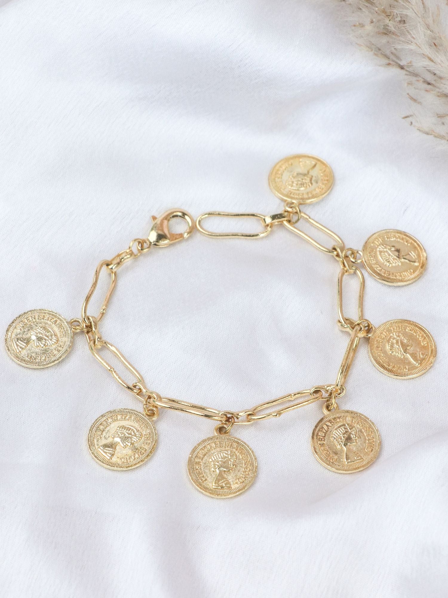 Hzmer Jewelry goldplated Charm Bracelet  Farfetch