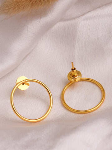 Simple Round Studs - Gold Plated