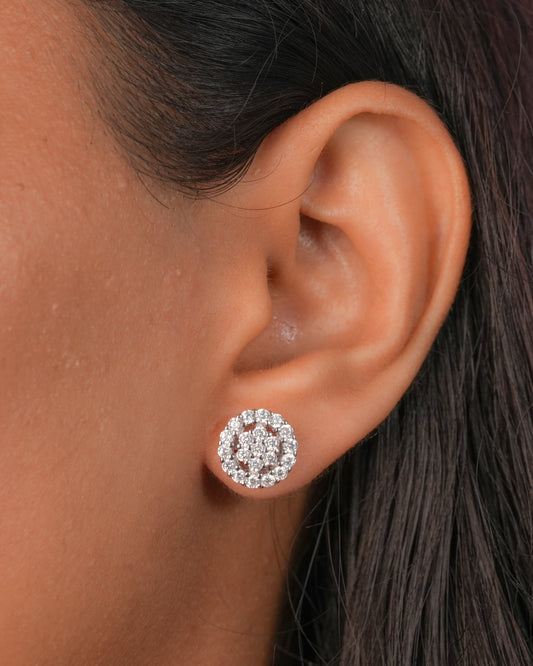 Silver Design Earrings