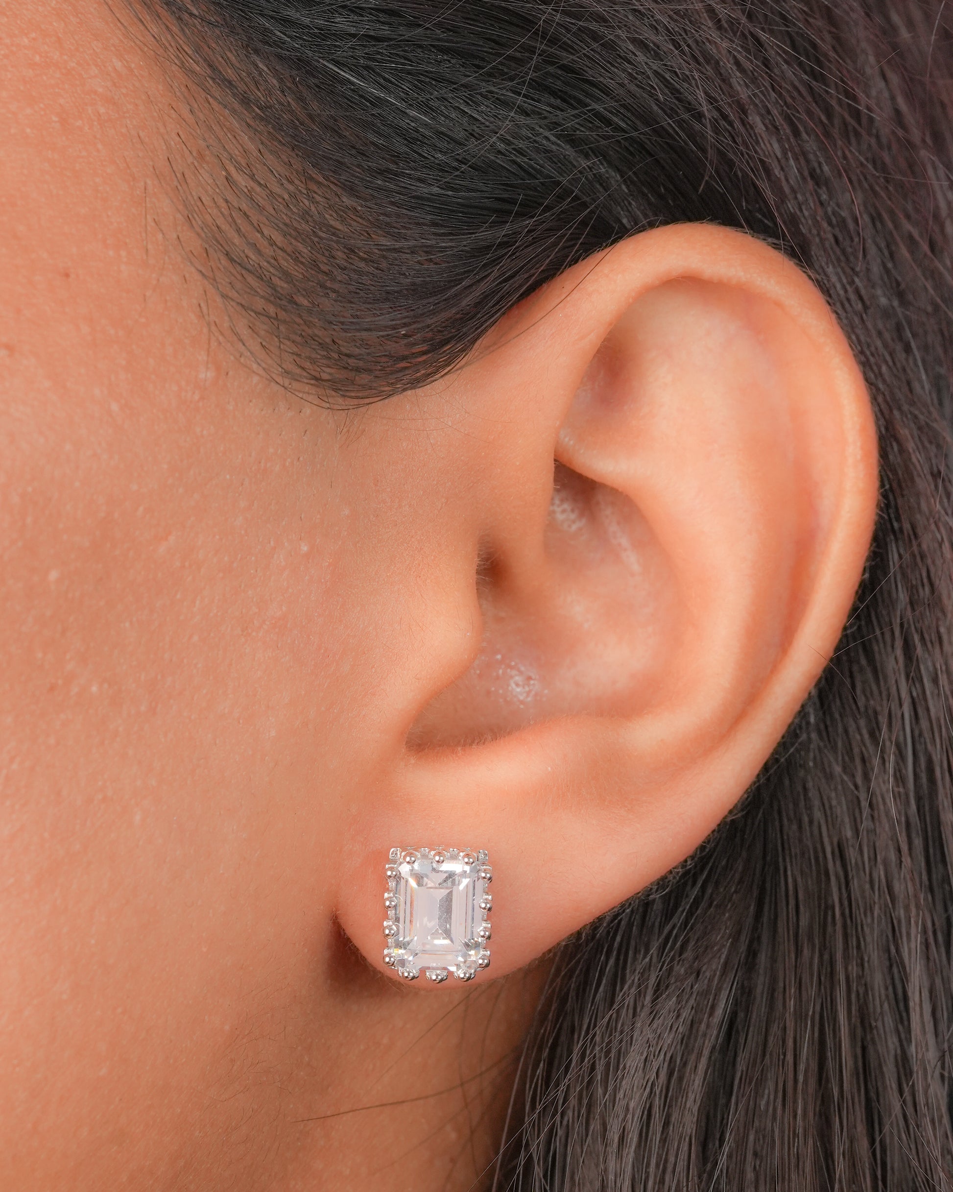 Silver Stud Earrings