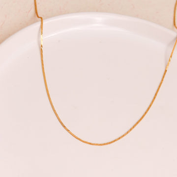 Gold Centipede Chain Necklace